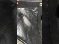 Tejido revestido de PVC a medida de techo plano de acero azul lonas de acero de PVC